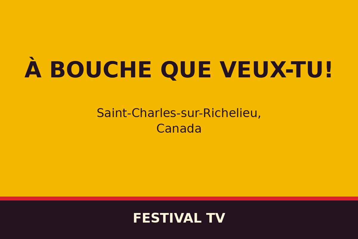 À bouche que veux-tu! — affiche / photo officielle