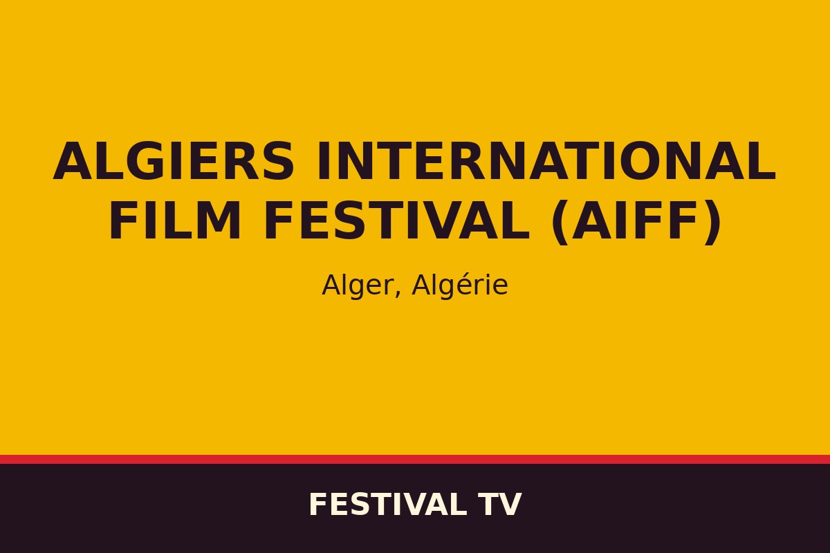 Algiers International Film Festival (AIFF) — affiche / photo officielle