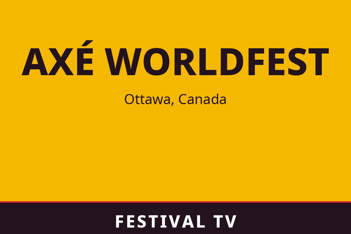 Axé WorldFest — visuel Festival TV
