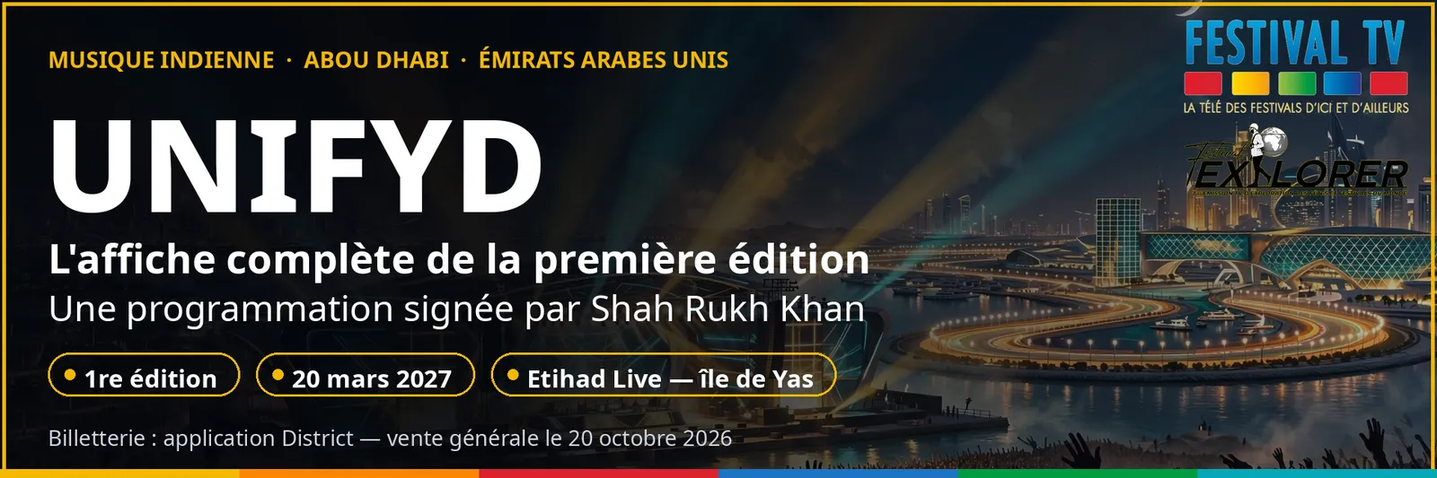 UNIFYD: the full line-up of Shah Rukh Khan's Abu Dhabi festival