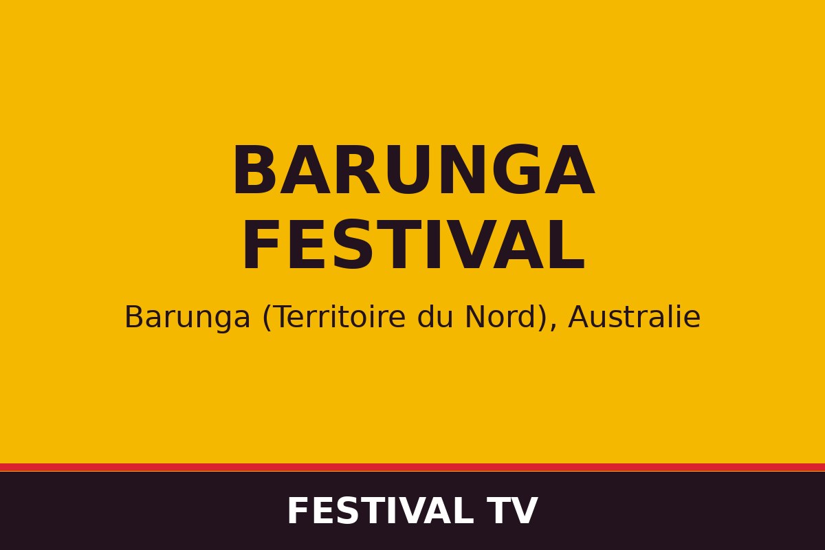 Barunga Festival — affiche / photo officielle
