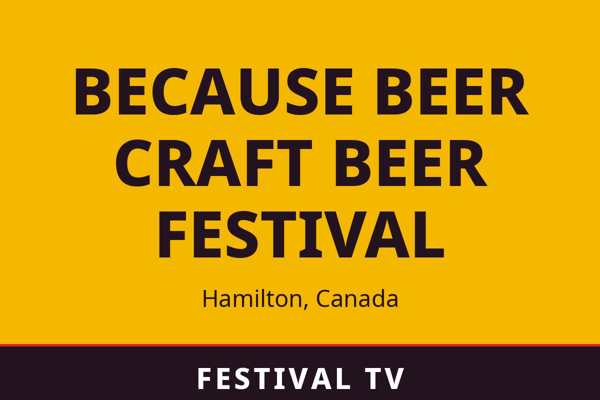 Because Beer Craft Beer Festival — visuel Festival TV