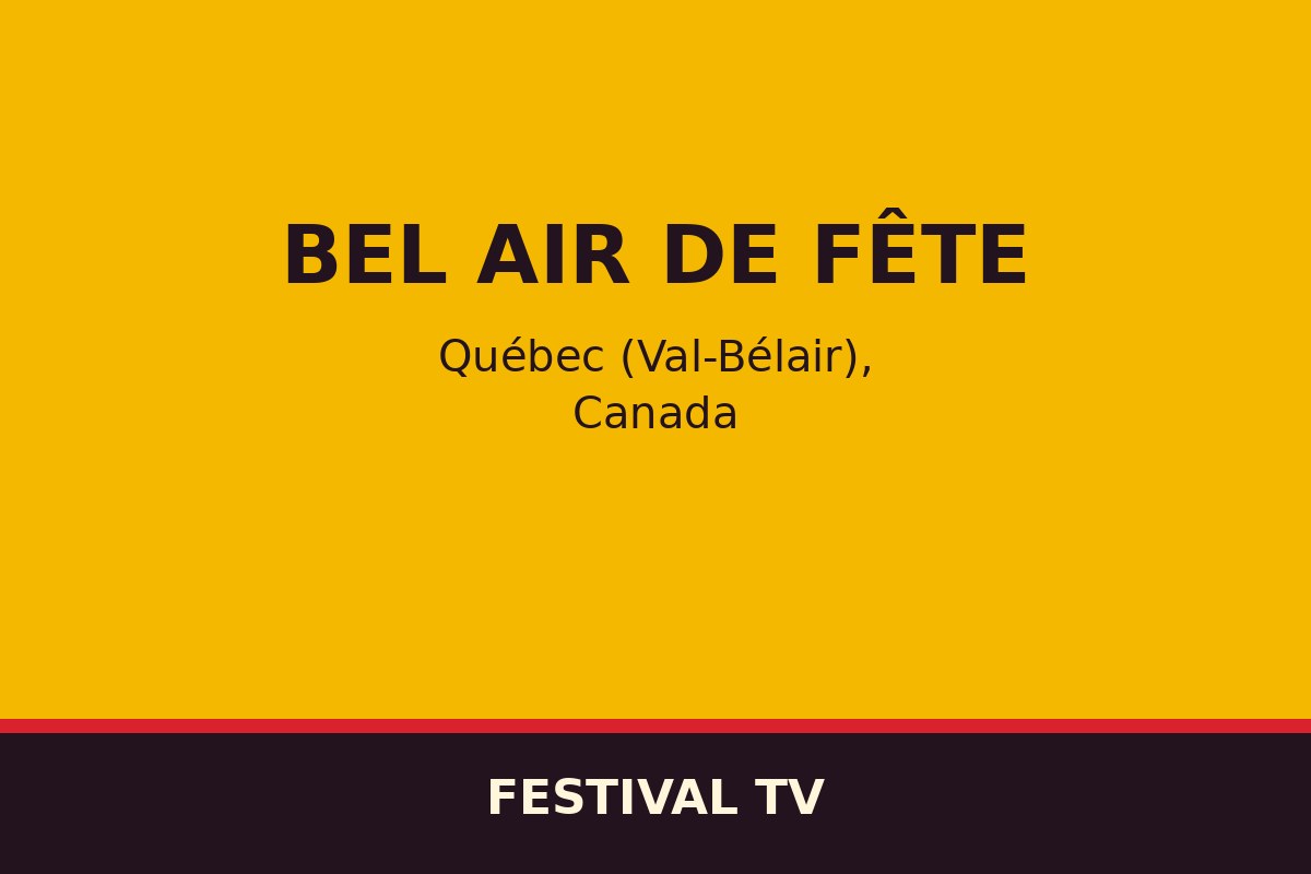 Bel air de fête — affiche / photo officielle