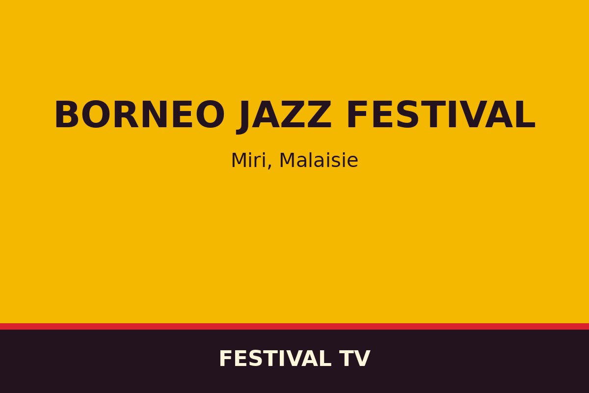 Borneo Jazz Festival — affiche / photo officielle