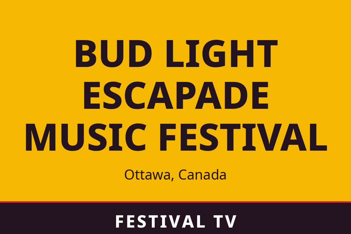 Bud Light Escapade Music Festival — visuel Festival TV