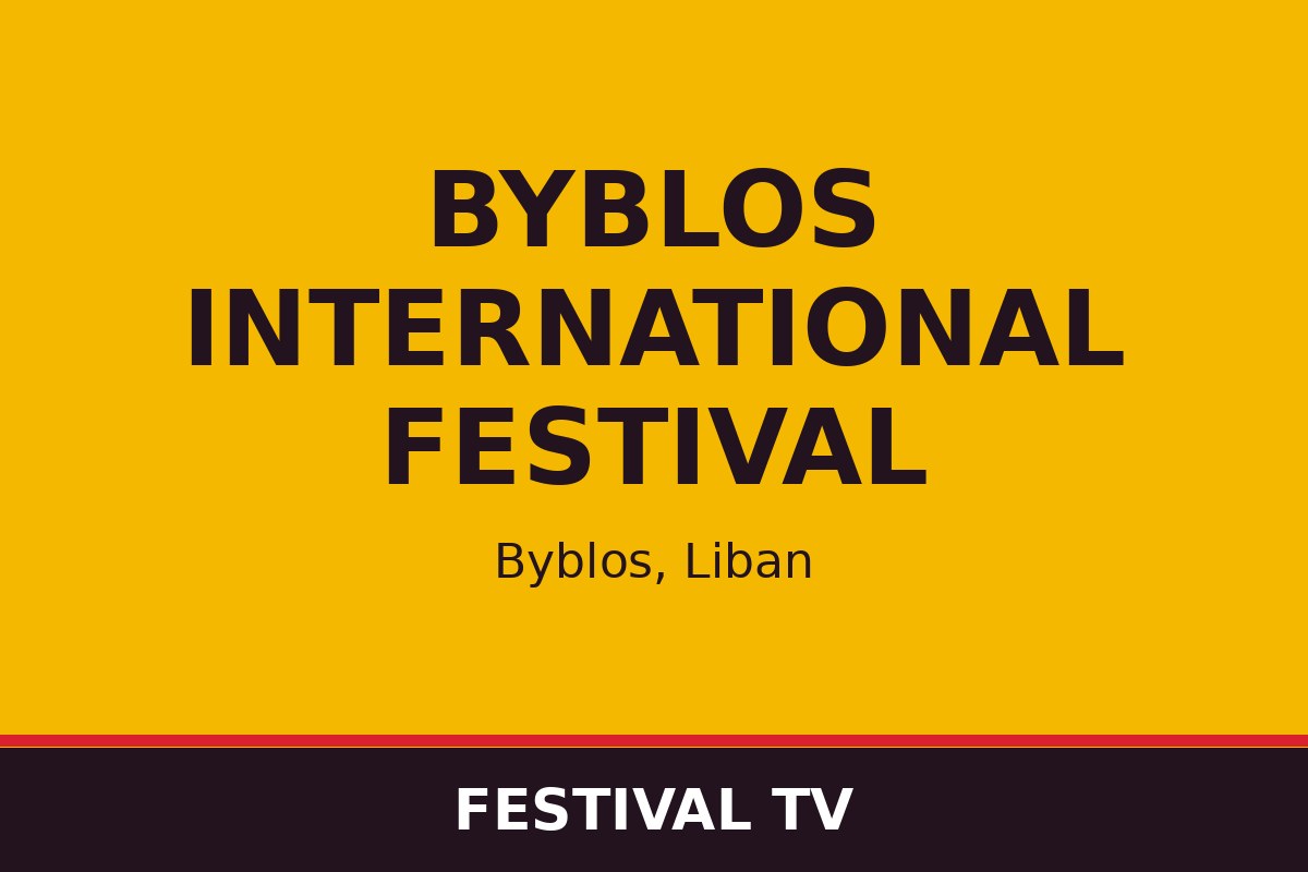Byblos International Festival — affiche / photo officielle
