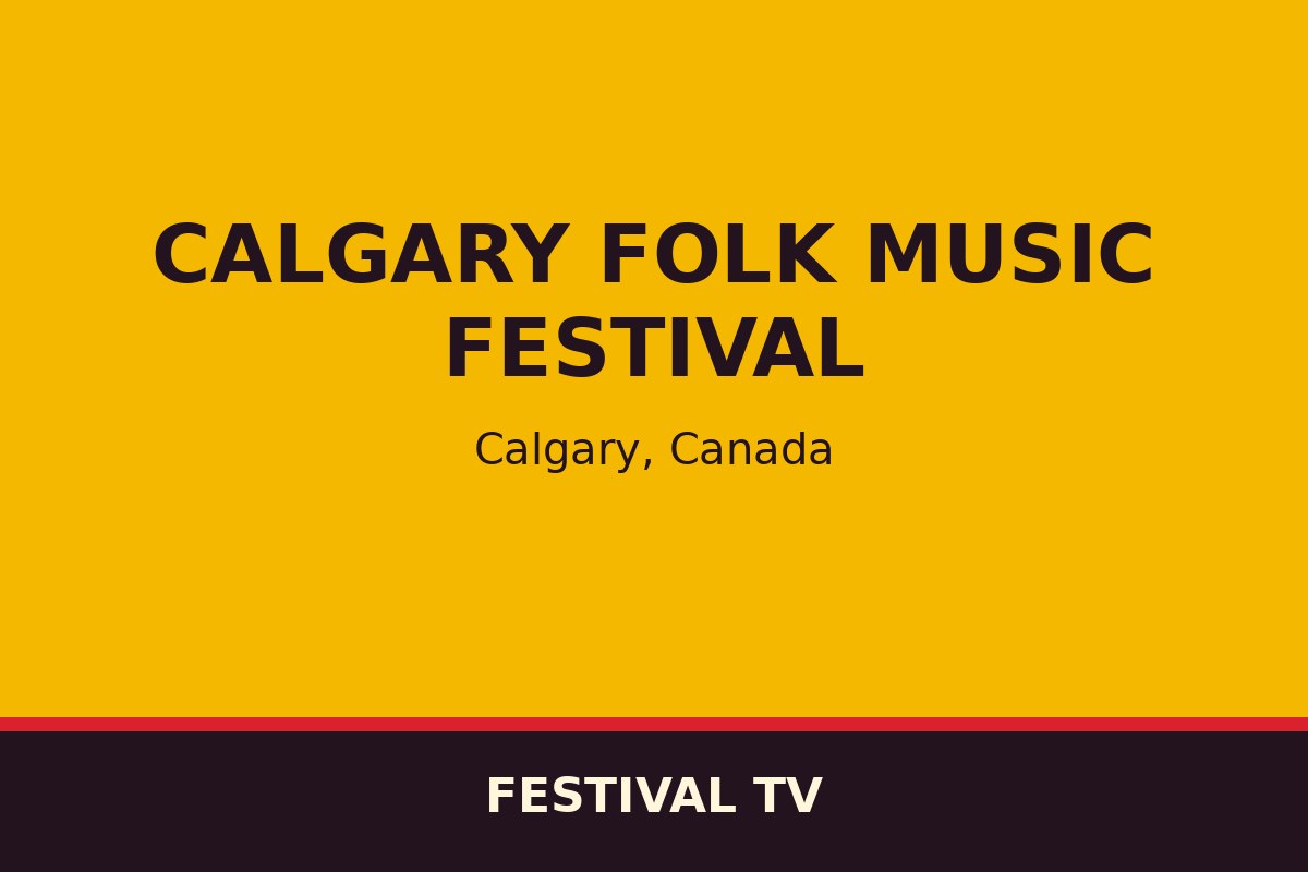 Calgary Folk Music Festival — affiche / photo officielle