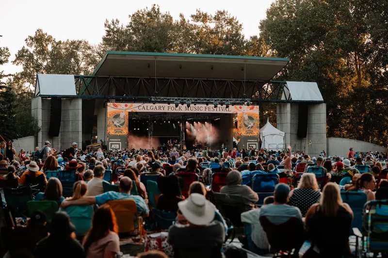 The Calgary Folk Music Festival in Prince's Island Park