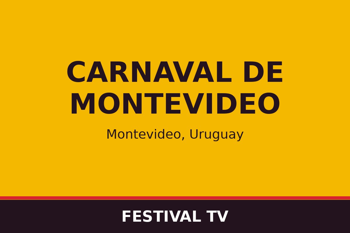 Carnaval de Montevideo — affiche / photo officielle