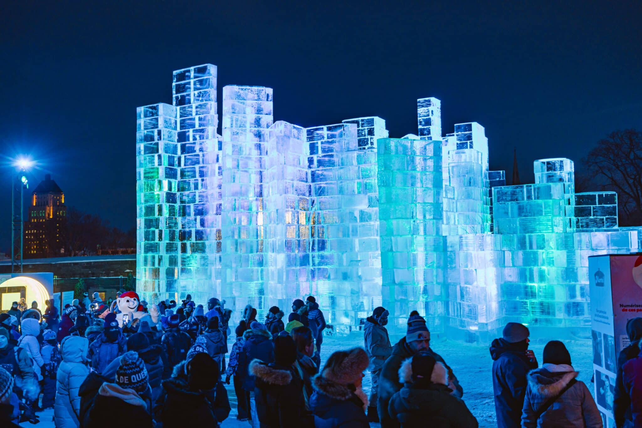 The Palais de Bonhomme, at the Quebec Carnival