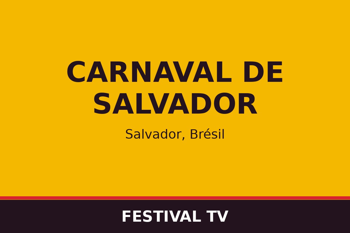 Carnaval de Salvador — affiche / photo officielle