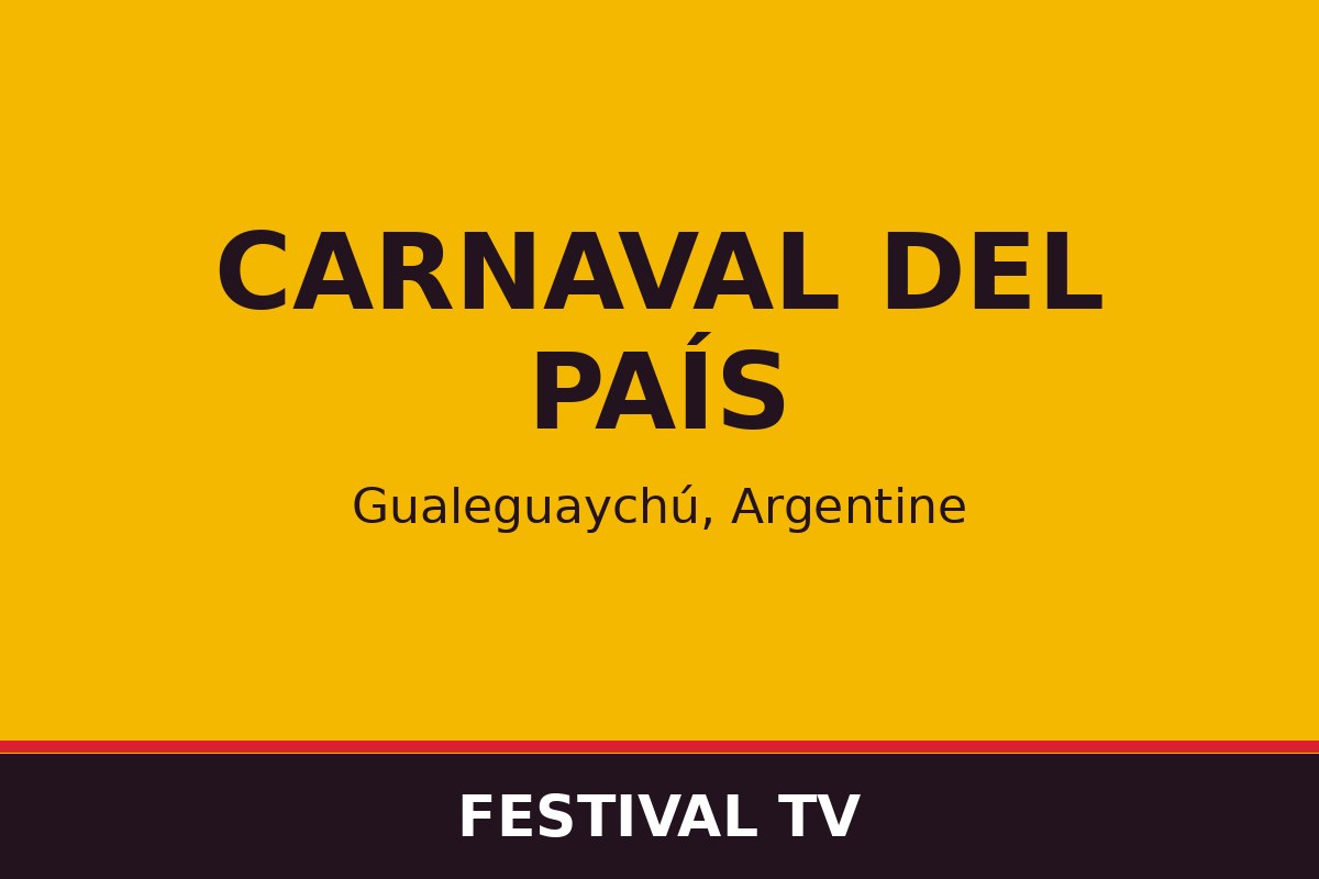 Carnaval del País — affiche / photo officielle