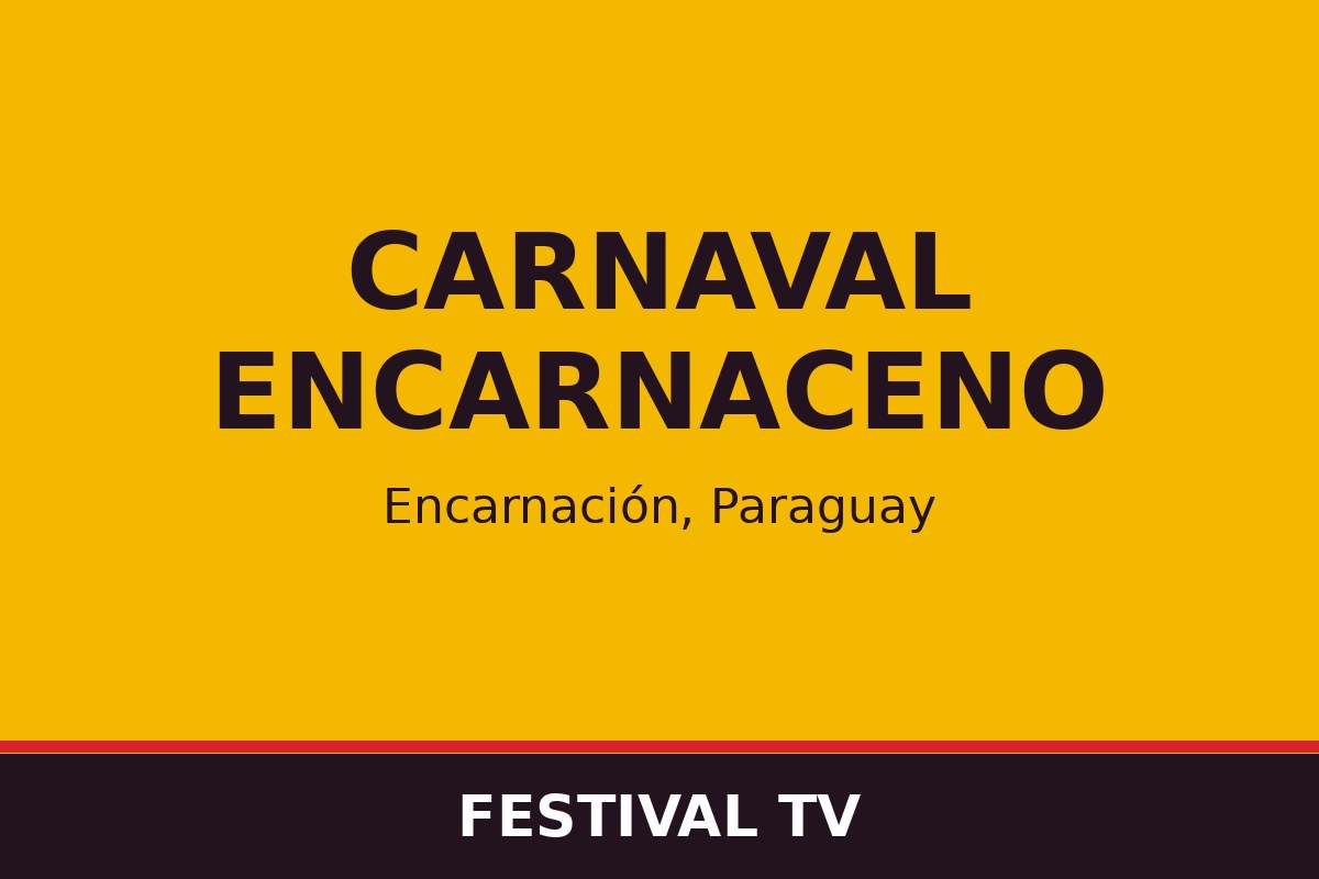 Carnaval Encarnaceno — affiche / photo officielle