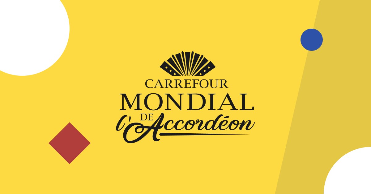 Carrefour mondial de l'accordéon — affiche / photo officielle