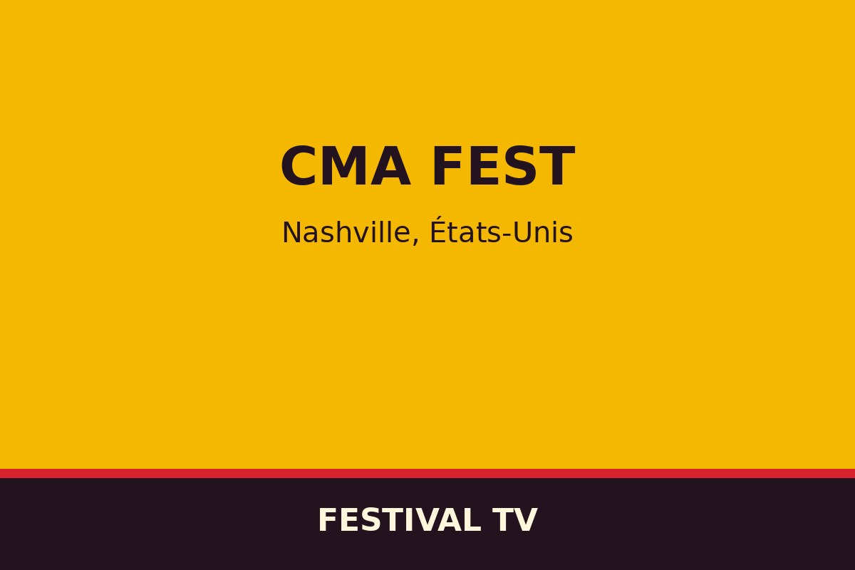 CMA Fest — affiche / photo officielle