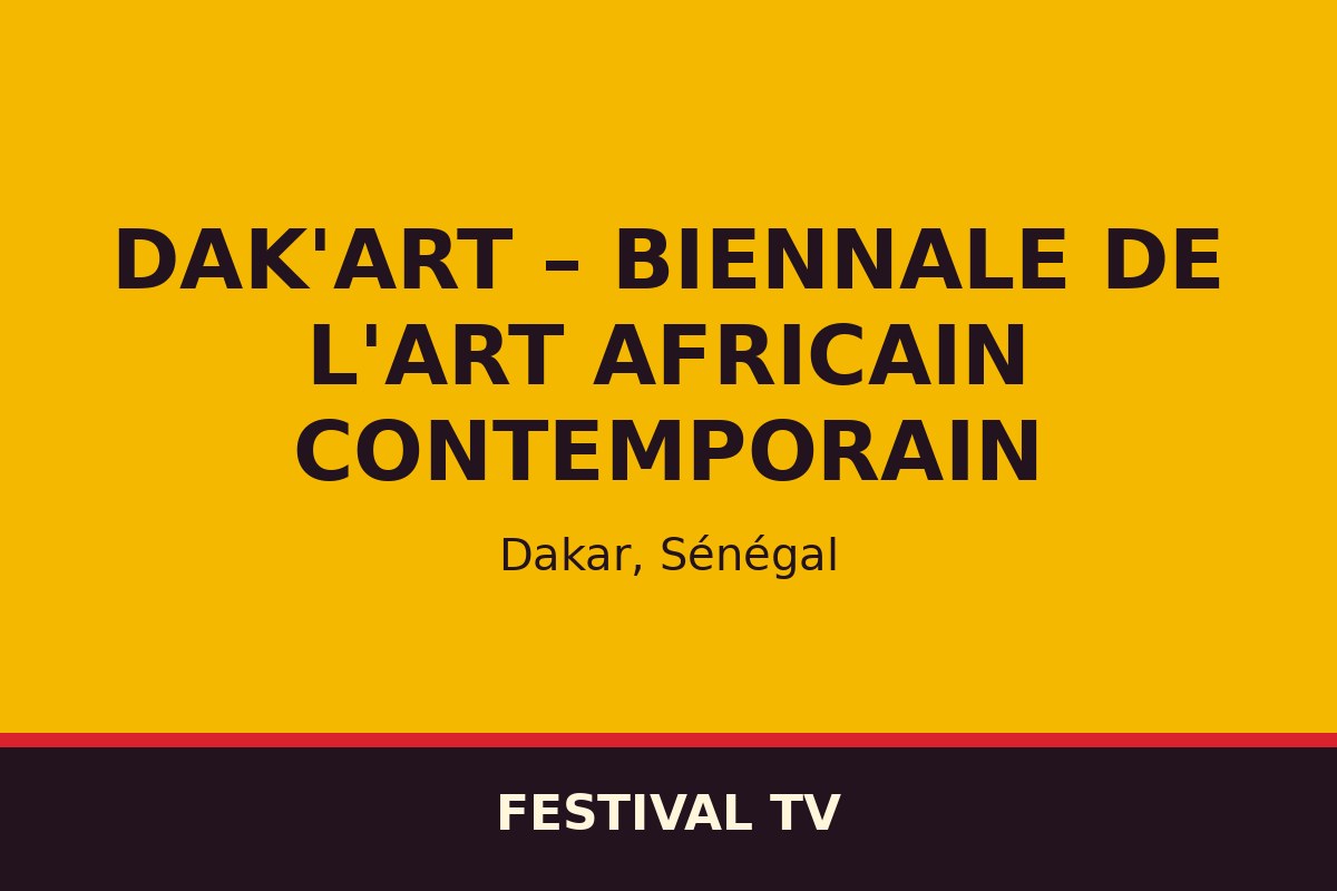 Dak'Art – Biennale de l'art africain contemporain — affiche / photo officielle