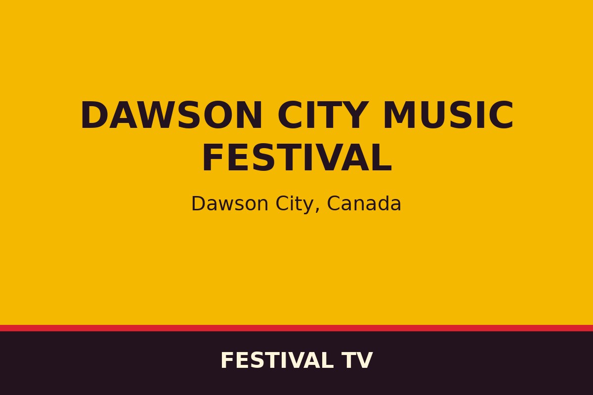 Dawson City Music Festival — affiche / photo officielle