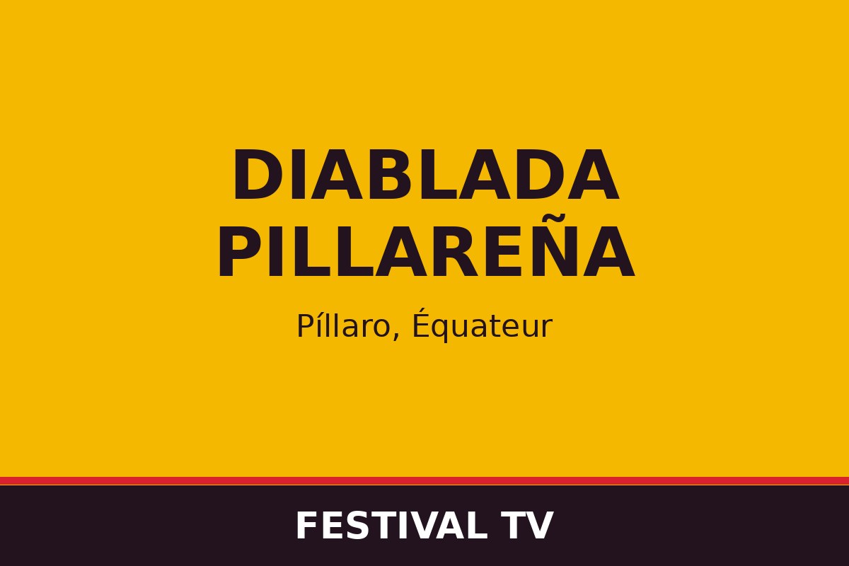 Diablada Pillareña — affiche / photo officielle