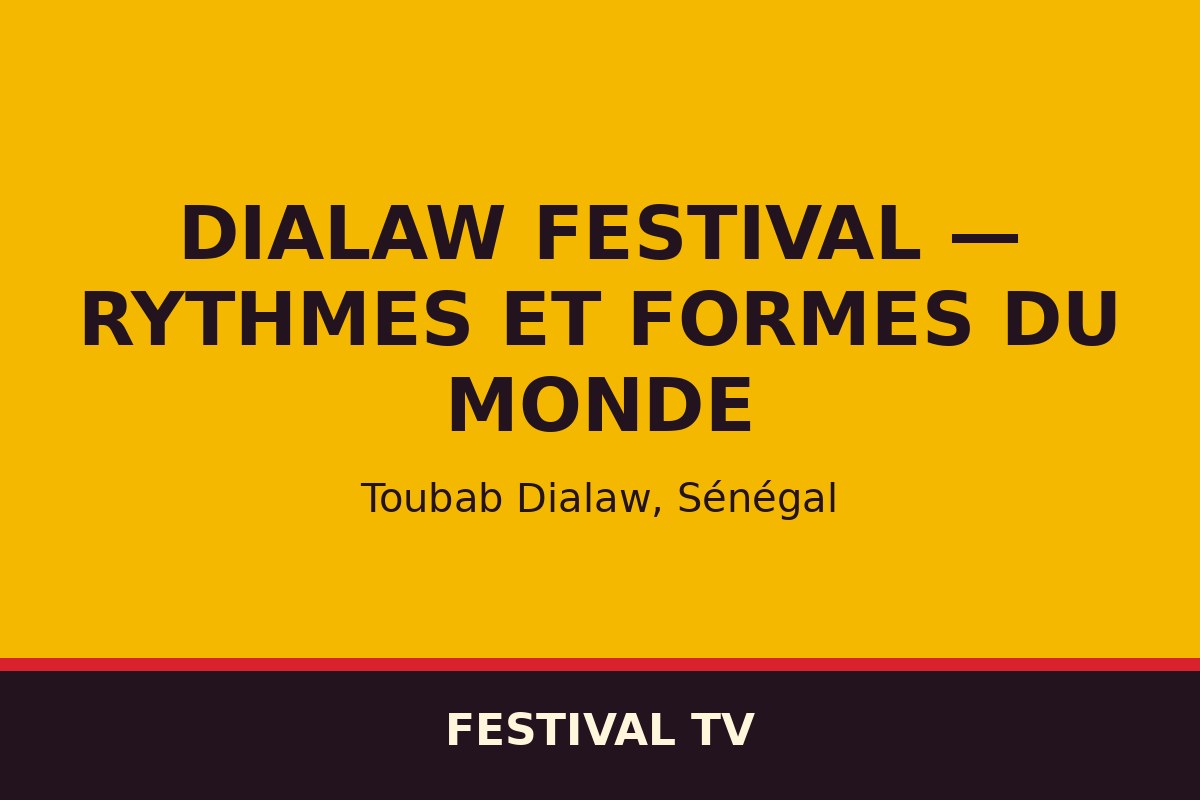 Dialaw Festival — Rythmes et Formes du Monde — affiche / photo officielle