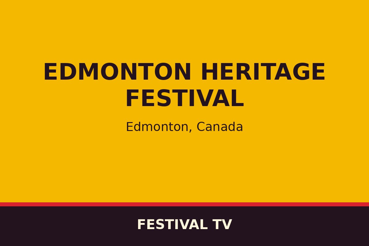 Edmonton Heritage Festival — affiche / photo officielle
