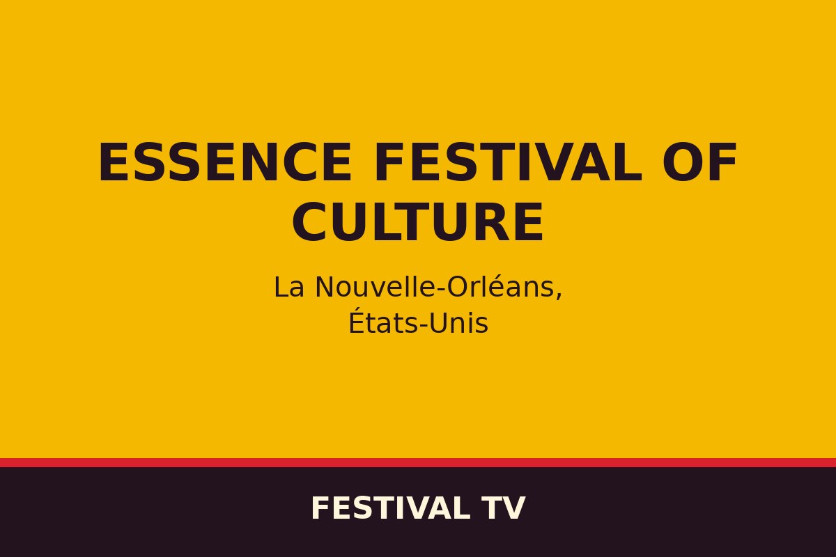 Essence Festival of Culture — poster / official photo