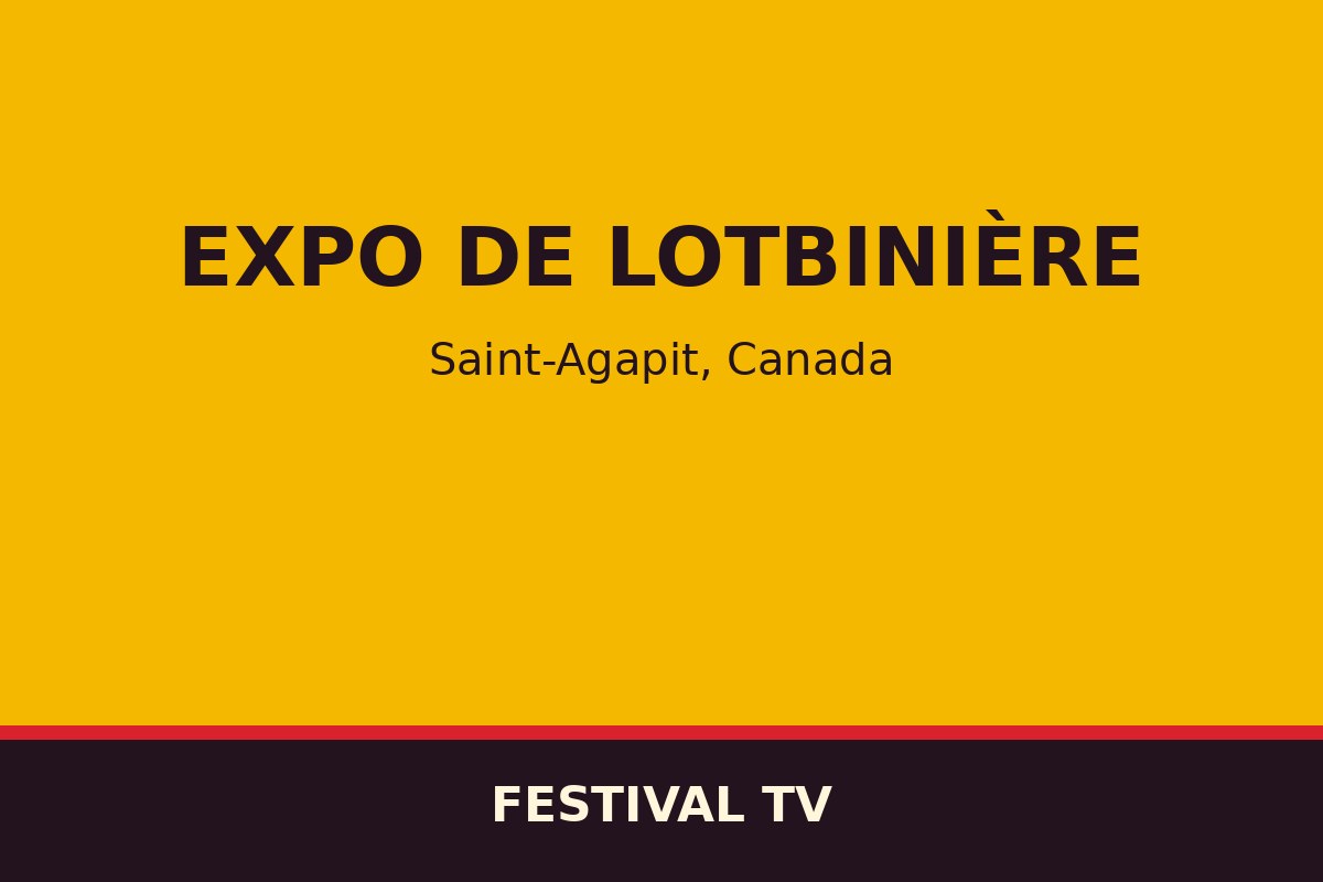Expo de Lotbinière — affiche / photo officielle