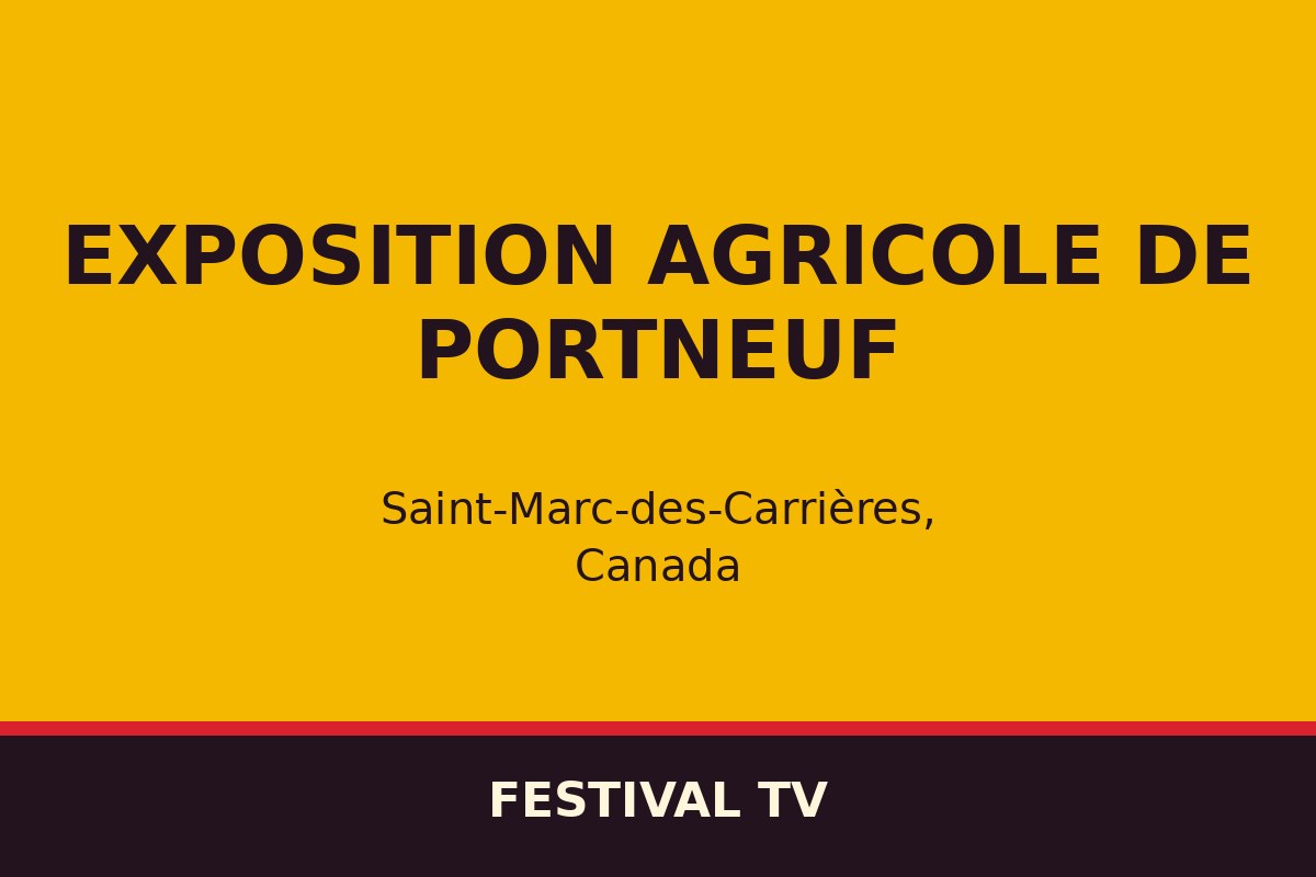 Exposition agricole de Portneuf — affiche / photo officielle