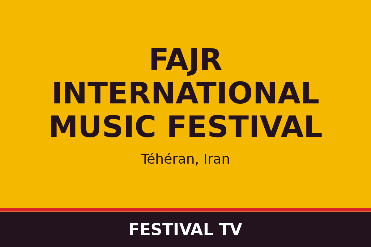 Fajr International Music Festival — affiche / photo officielle