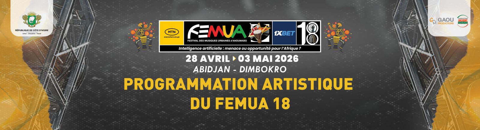 FEMUA — Anumabo Urban Music Festival — poster / official photo