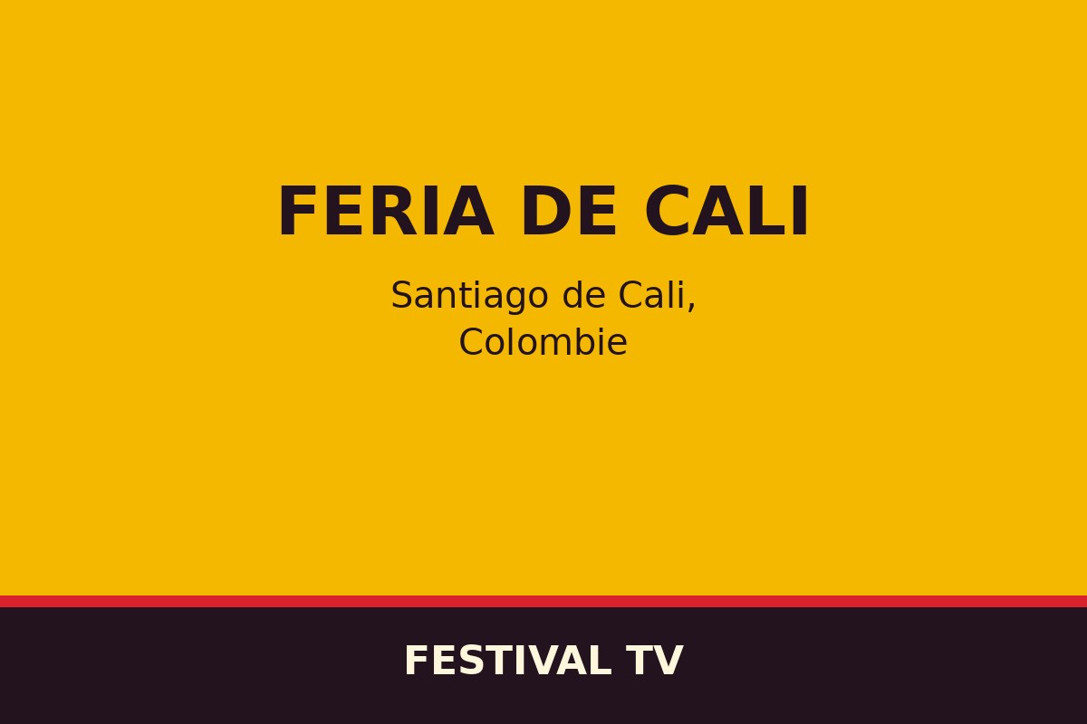 Feria de Cali — affiche / photo officielle