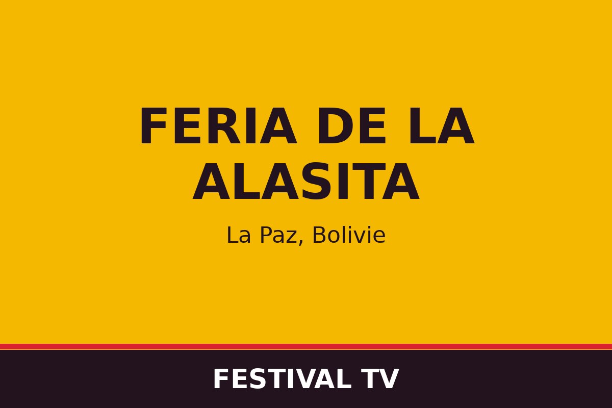 Feria de la Alasita — affiche / photo officielle