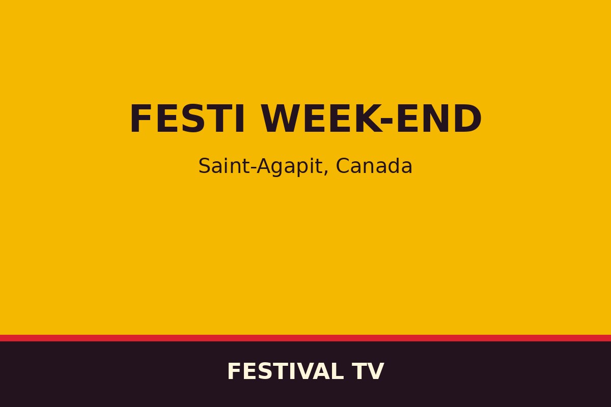 Festi Week-end — affiche / photo officielle