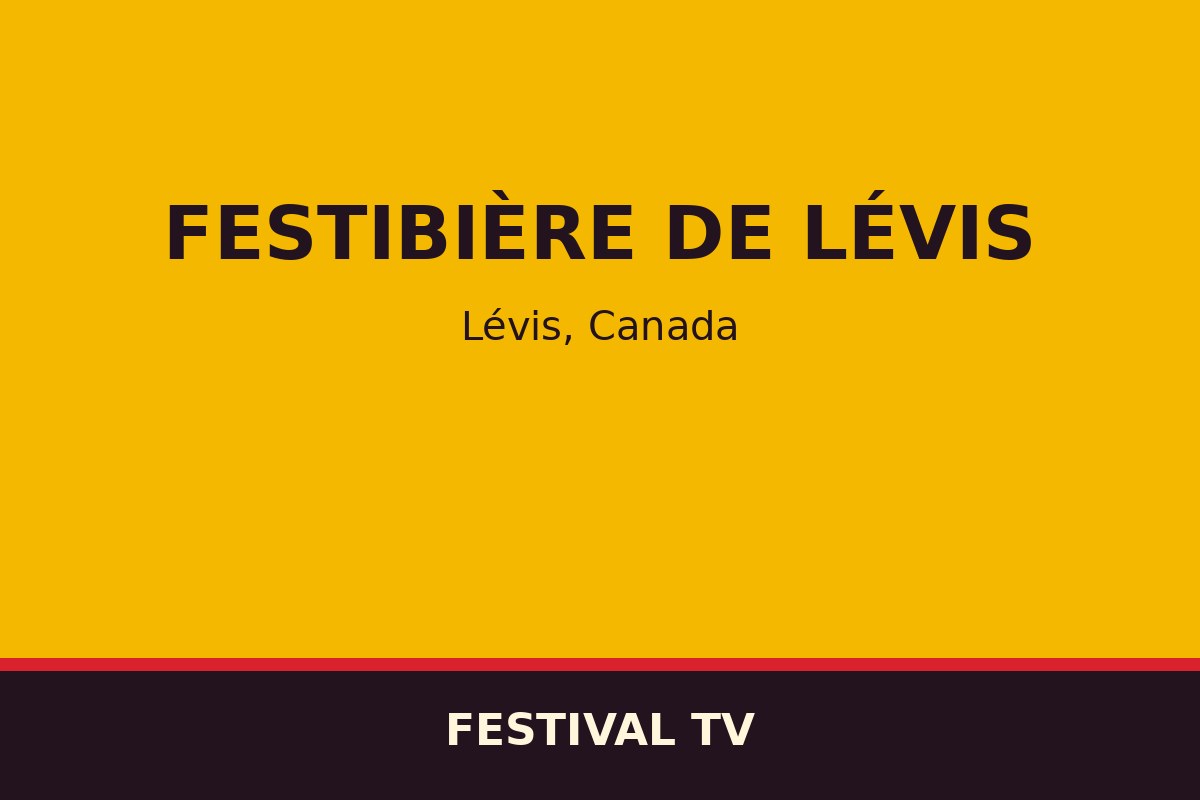Festibière de Lévis — affiche / photo officielle