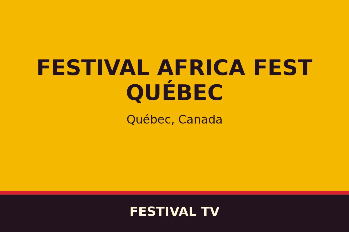 Festival AfriCa Fest Québec — affiche / photo officielle