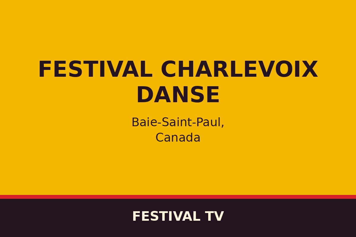 Festival Charlevoix Danse — affiche / photo officielle