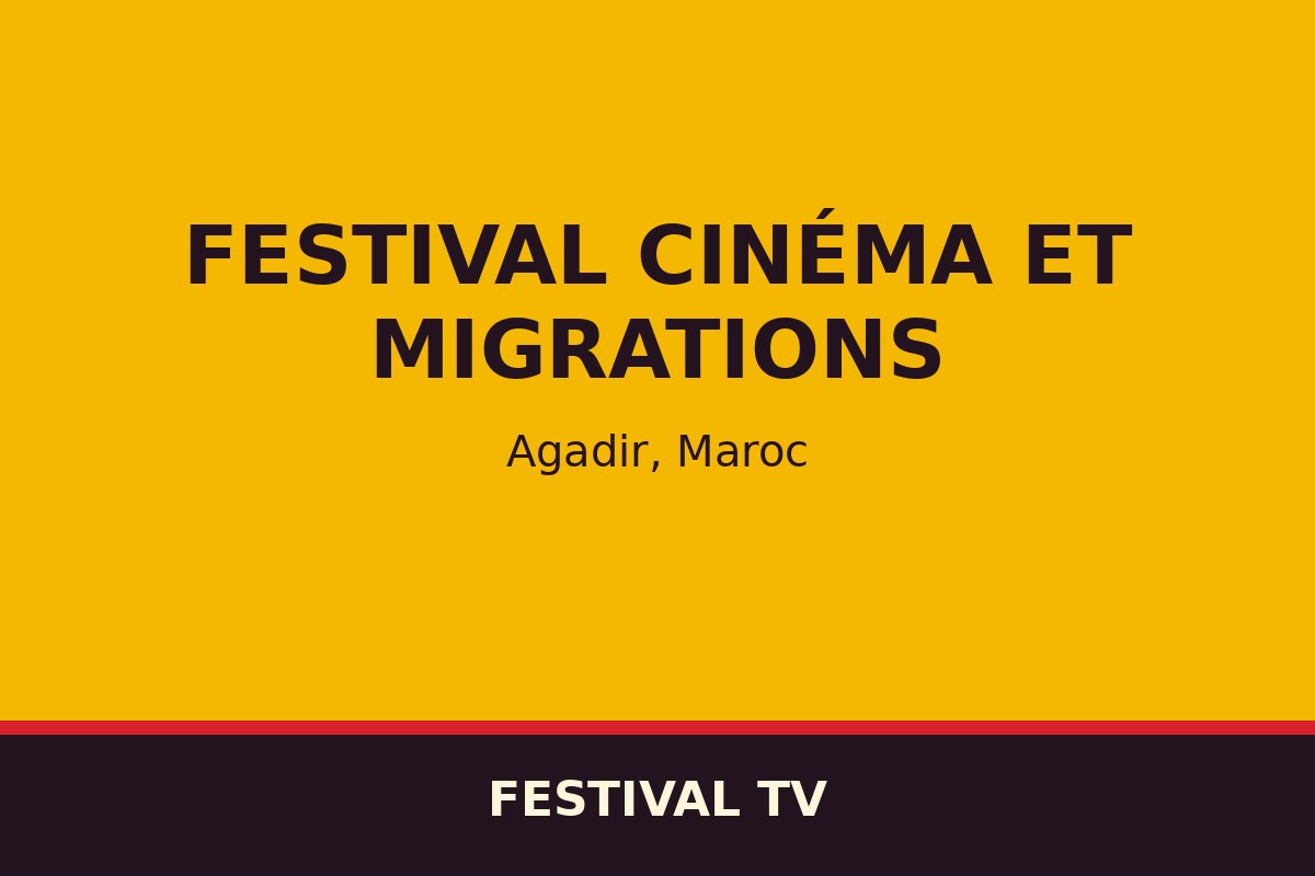 Festival Cinéma et Migrations — affiche / photo officielle