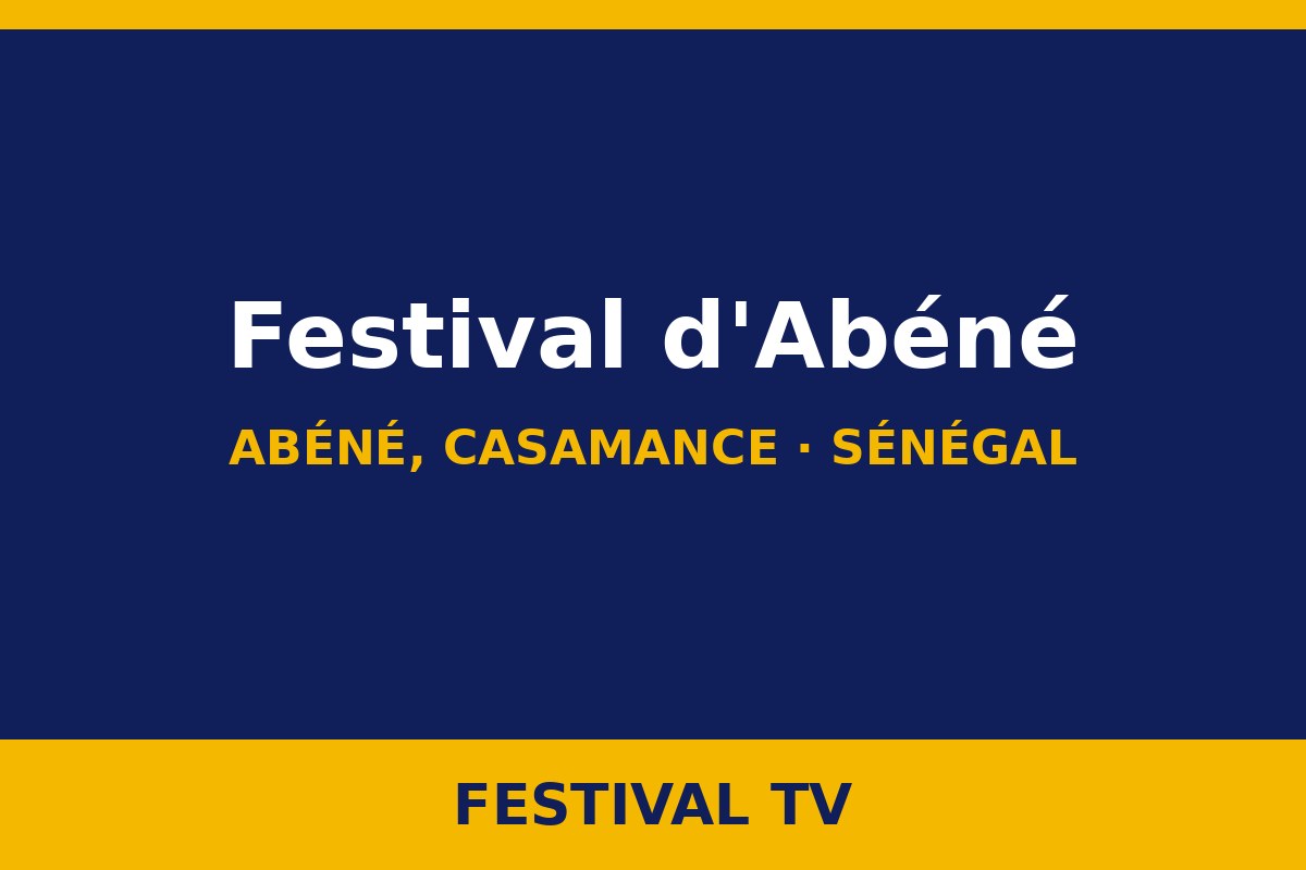Festival d'Abéné — visuel Festival TV