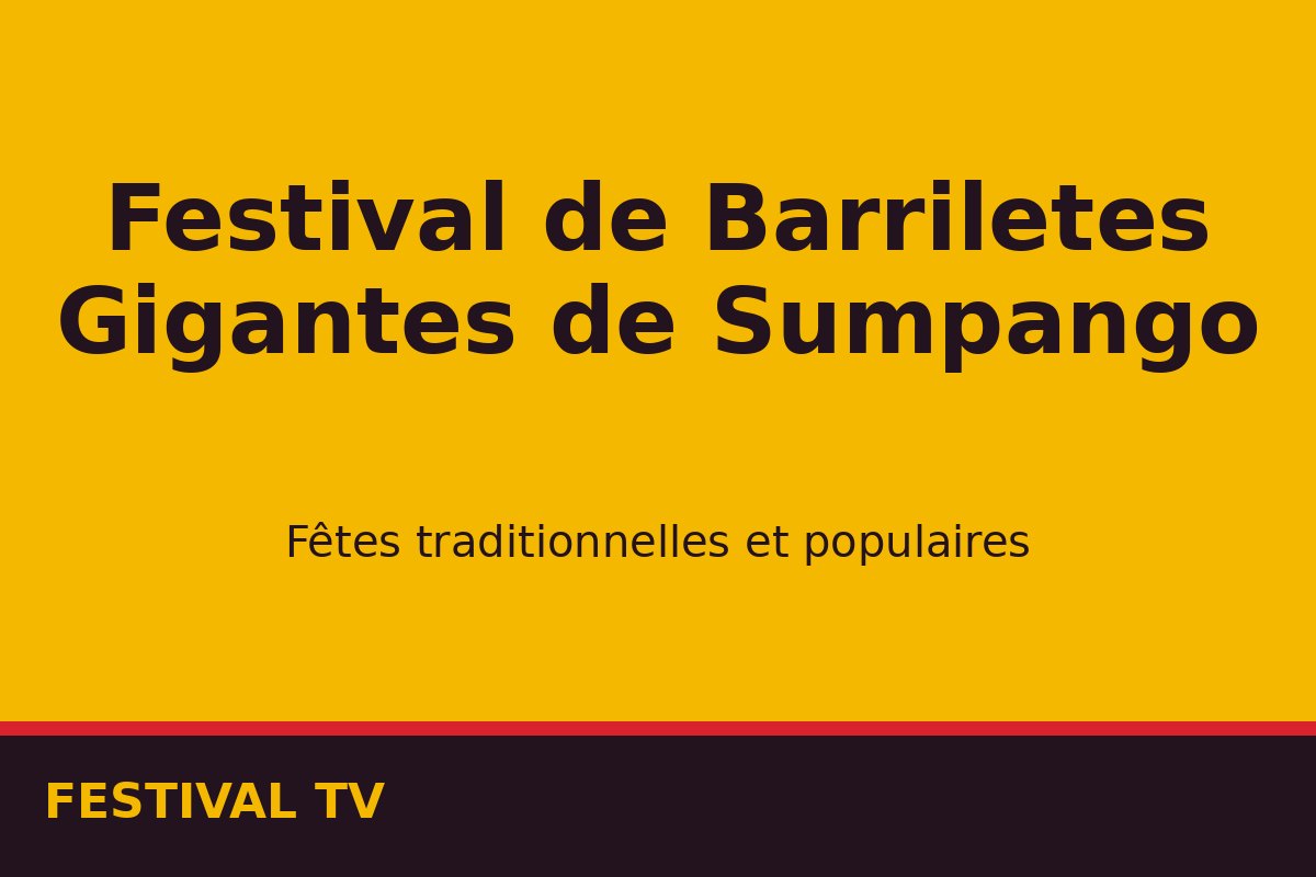 Festival de Barriletes Gigantes de Sumpango — affiche / photo officielle