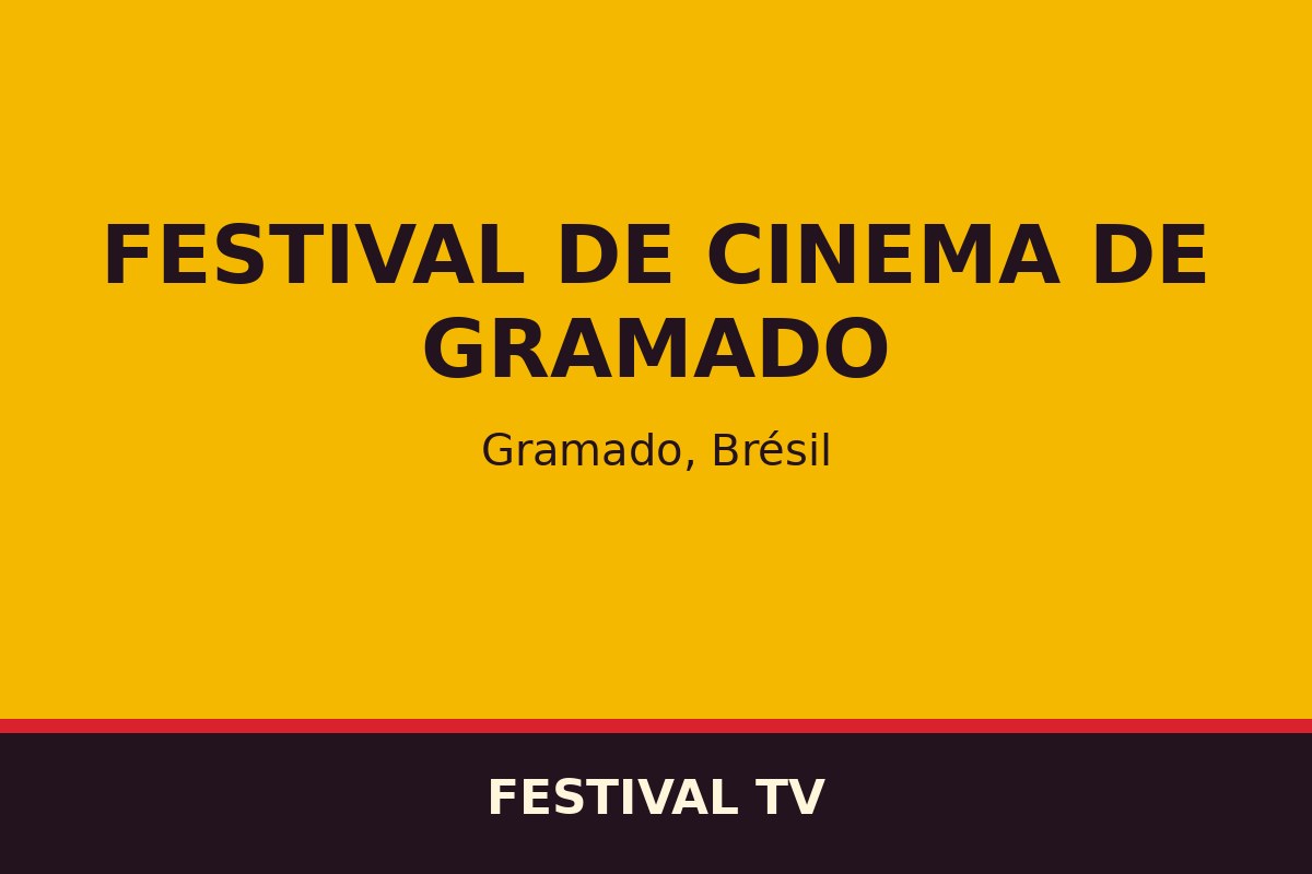 Festival de Cinema de Gramado — affiche / photo officielle