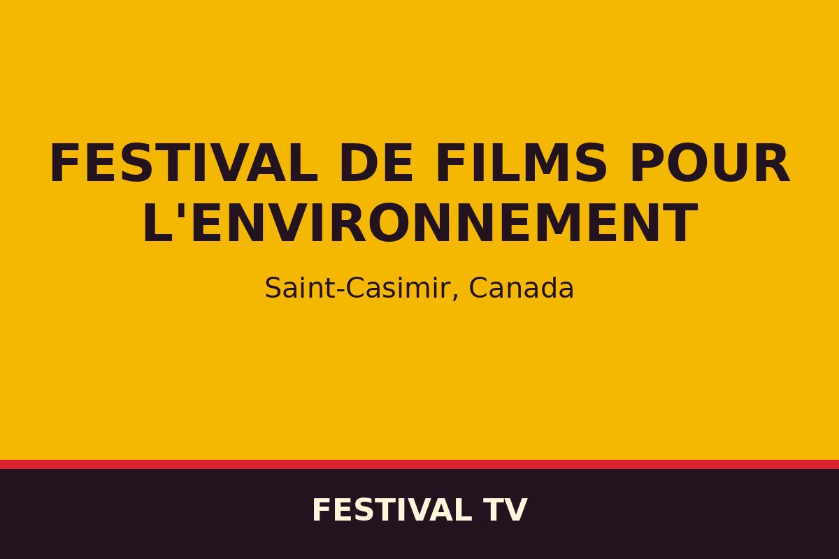 Festival de films pour l'environnement — affiche / photo officielle