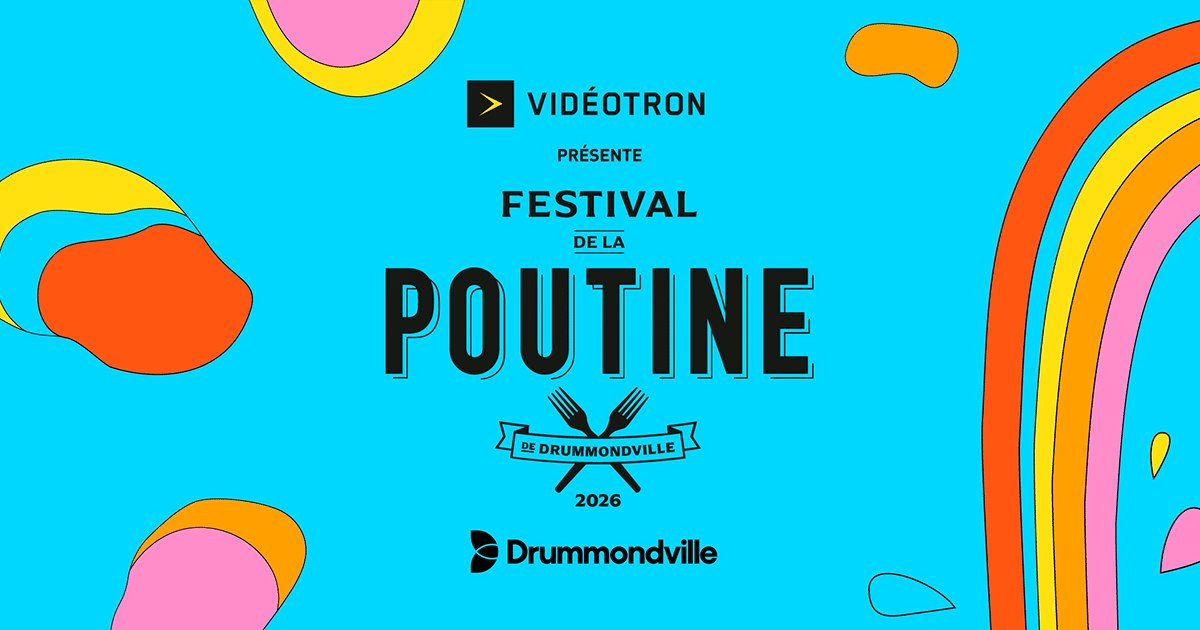 Festival de la poutine de Drummondville — affiche / photo officielle