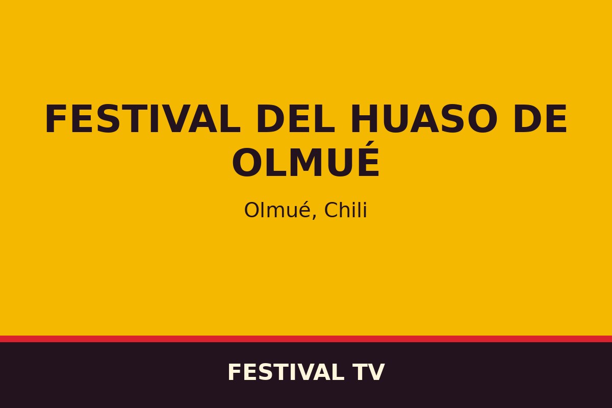 Festival del Huaso de Olmué — affiche / photo officielle