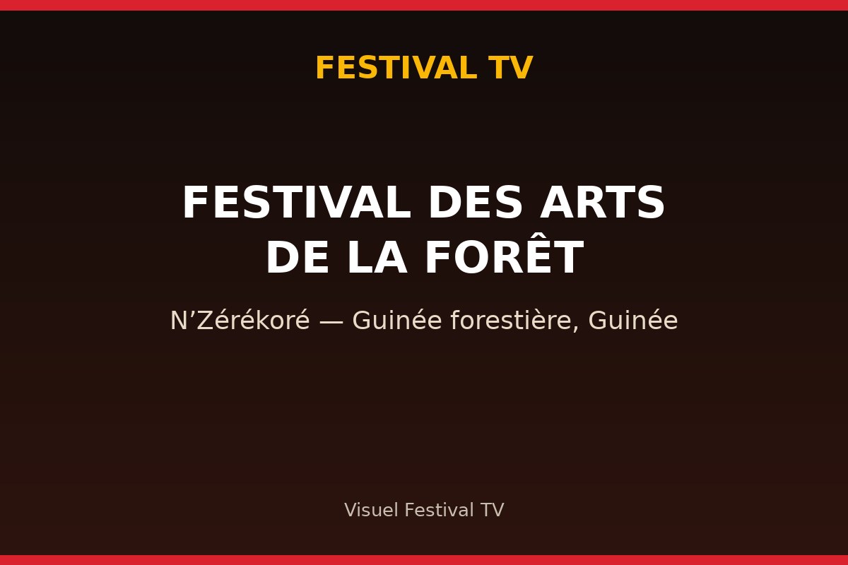 Festival des Arts de la Forêt — affiche / photo officielle