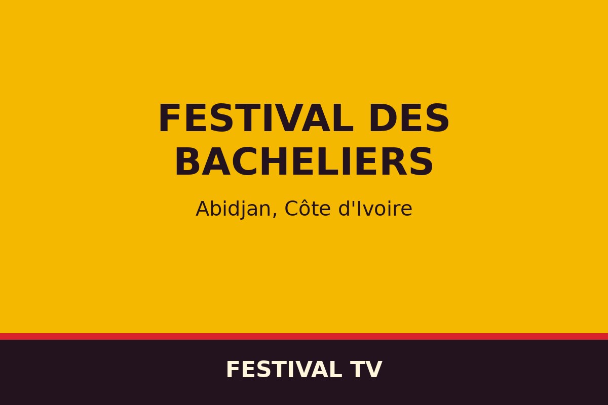 Festival des Bacheliers — affiche / photo officielle
