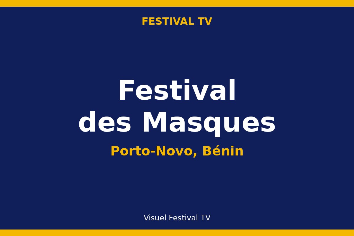Festival des Masques — Porto-Novo, Bénin