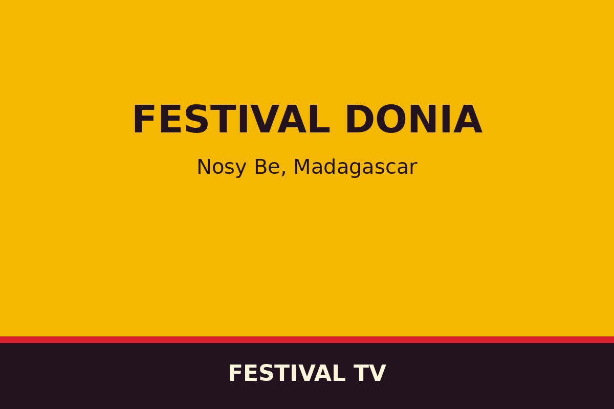 Festival Donia — affiche / photo officielle