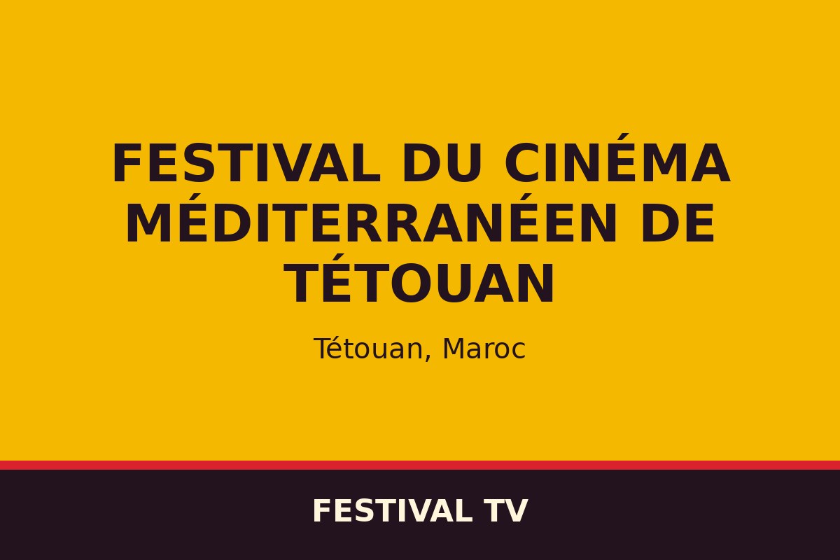 Festival du cinéma méditerranéen de Tétouan — affiche / photo officielle
