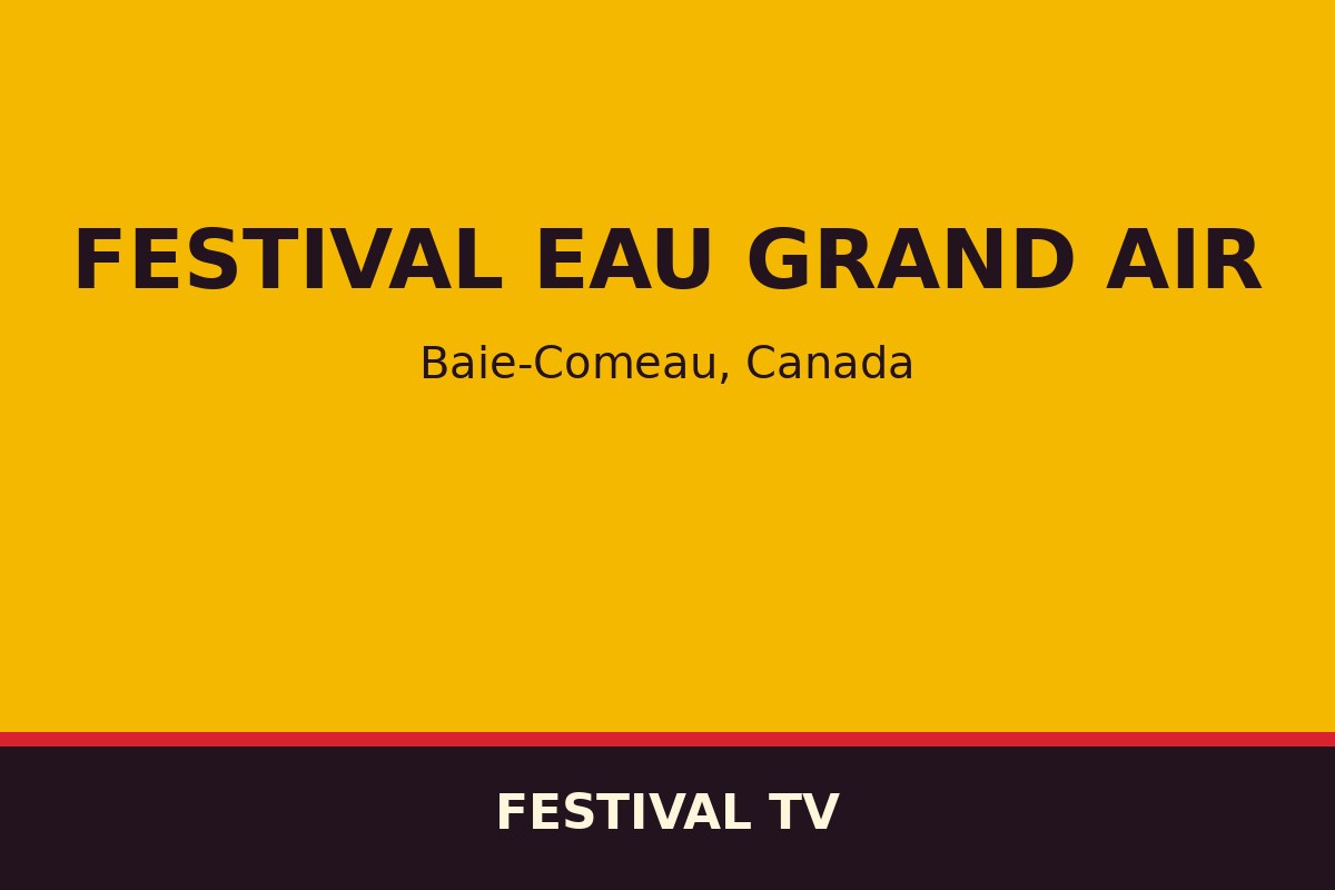 Festival Eau Grand Air — affiche / photo officielle