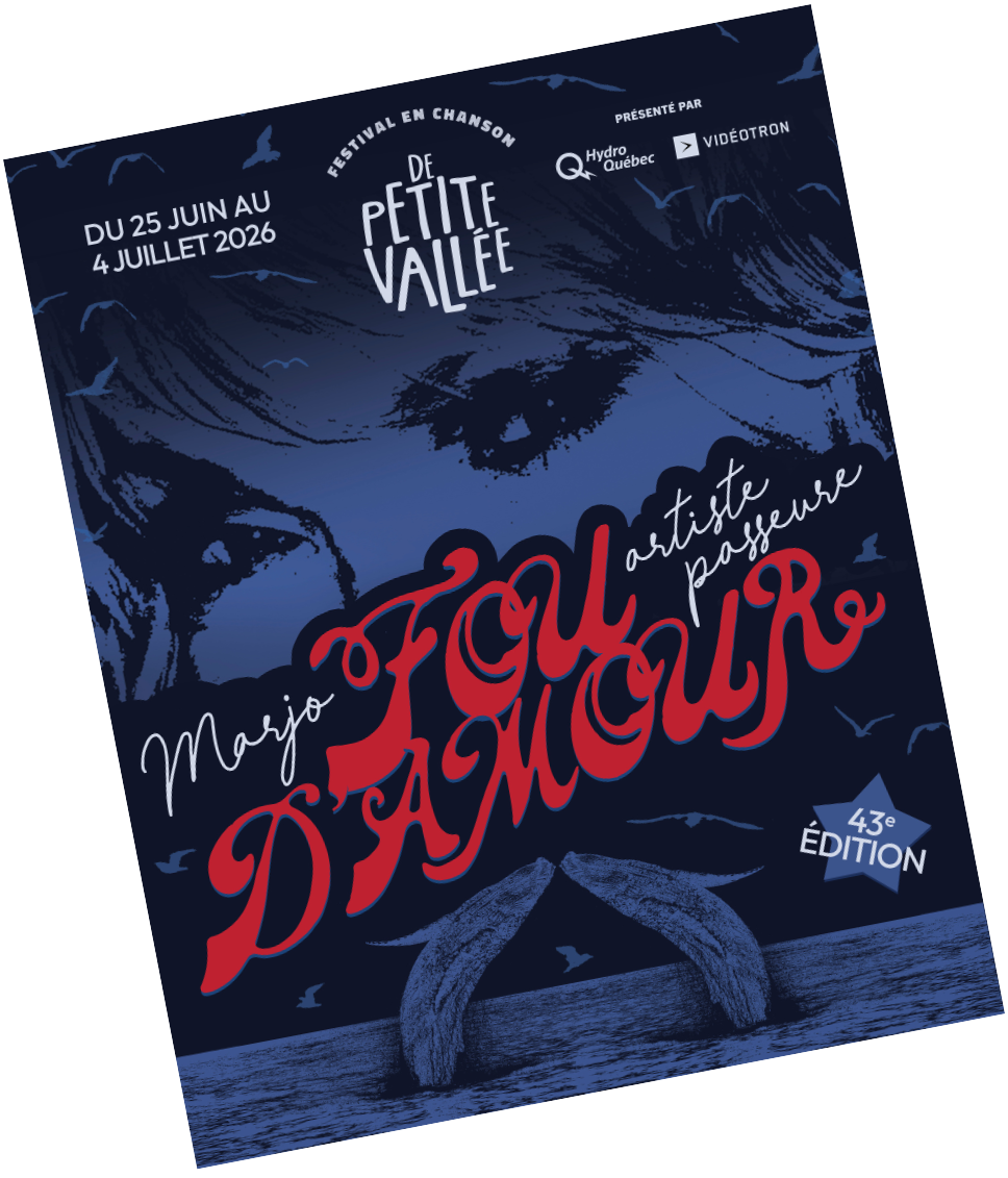 The official poster of the Festival in Petite-Vallée 2026