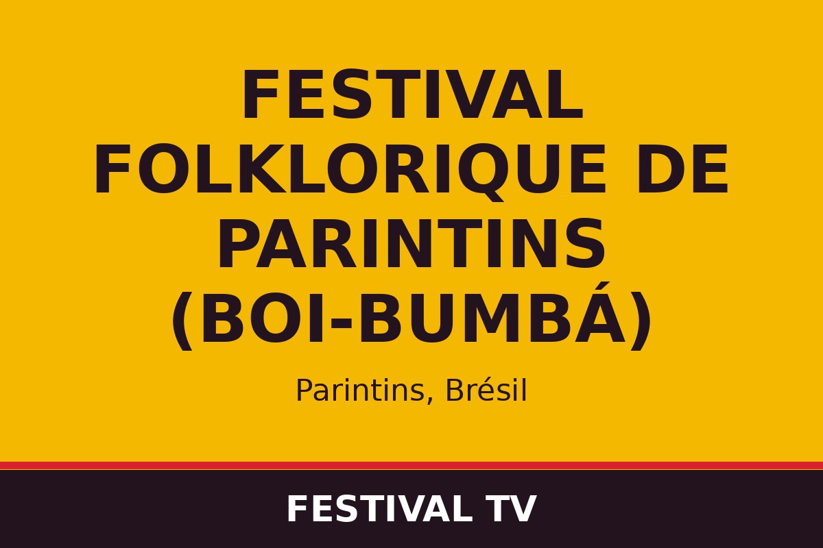 Festival folklorique de Parintins (Boi-Bumbá) — affiche / photo officielle